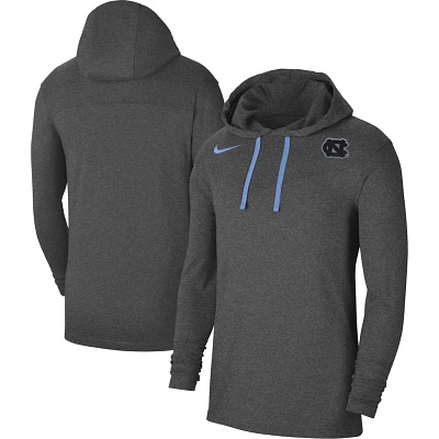 Nike North Carolina Tar Heels Off-Field Performance Long Sleeve Hoodie T-Shirt                                                  