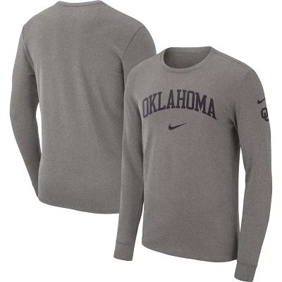 Nike Oklahoma Sooners Arch 2-Hit Long Sleeve T-Shirt