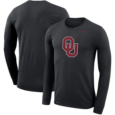 Nike Oklahoma Sooners Legend Wordmark Performance Long Sleeve T-Shirt