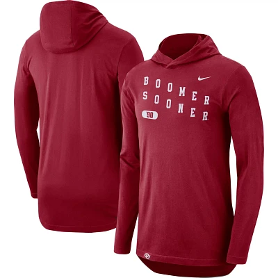 Nike Oklahoma Sooners Team Performance Long Sleeve Hoodie T-Shirt                                                               