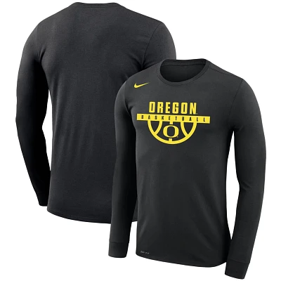 Nike Oregon Ducks Basketball Drop Legend Long Sleeve Performance T-Shirt