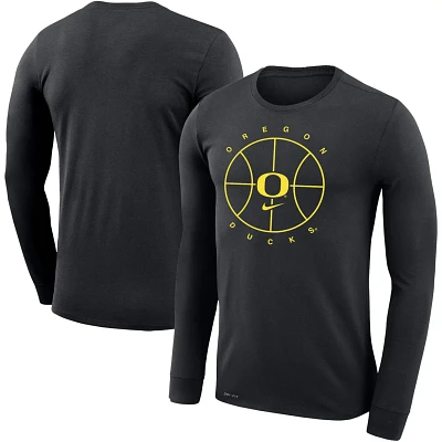 Nike Oregon Ducks Basketball Icon Legend Performance Long Sleeve T-Shirt