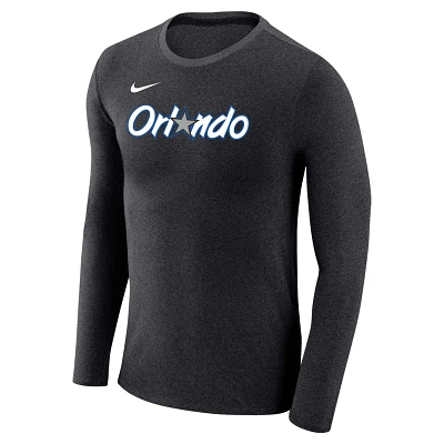 Nike Orlando Magic Classic Edition Marled Long Sleeve T-Shirt