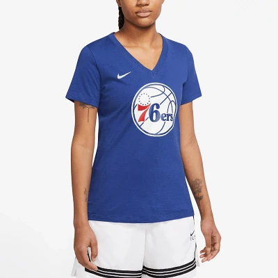 Nike Philadelphia 76ers 2022/23 City Edition Essential V-Neck T-Shirt