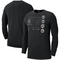 Nike Philadelphia 76ers Courtside Chrome Long Sleeve T-Shirt
