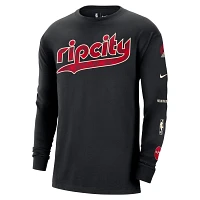 Nike Portland Trail Blazers 2023/24 City Edition Max90 Expressive Long Sleeve T-Shirt