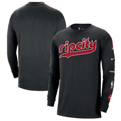 Nike Portland Trail Blazers 2023/24 City Edition Max90 Expressive Long Sleeve T-Shirt