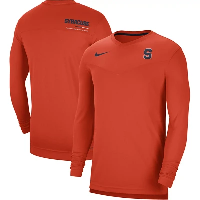 Nike Syracuse 2022 Coach Performance Long Sleeve V-Neck T-Shirt