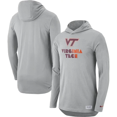 Nike Virginia Tech Hokies Campus Performance Hoodie Long Sleeve T-Shirt                                                         