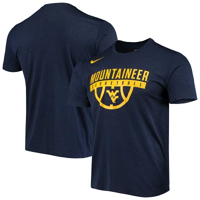 Nike West Virginia Mountaineers Basketball Drop Legend Performance T-Shirt