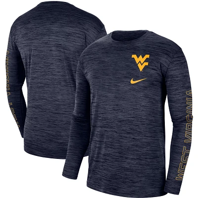 Nike West Virginia Mountaineers Velocity Legend Team Performance Long Sleeve T-Shirt                                            