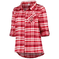 Ohio State Buckeyes Plus Mainstay Long Sleeve Button-Up Shirt