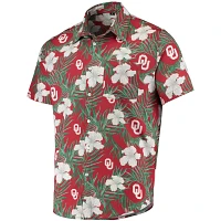 Oklahoma Sooners Floral Button-Up Shirt