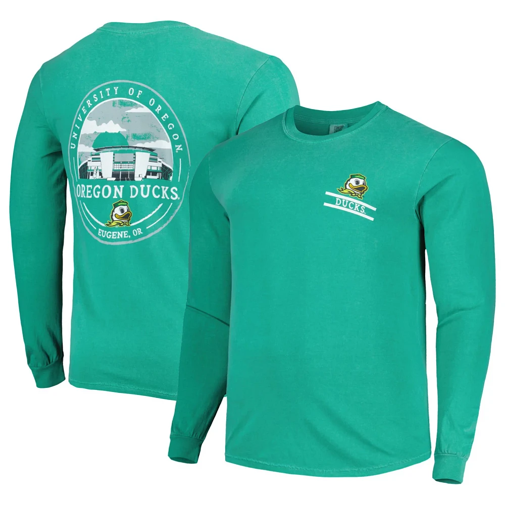 Oregon Ducks Circle Campus Scene Long Sleeve T-Shirt