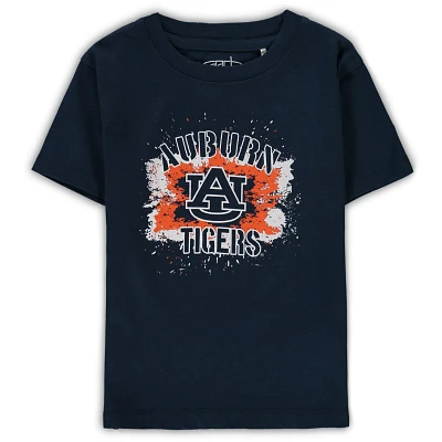 Preschool  Garb Auburn Tigers Splatter Toni T-Shirt