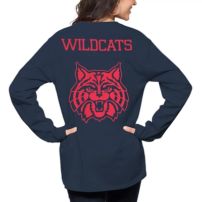 Pressbox Arizona Wildcats The Big Shirt Oversized Long Sleeve T-Shirt