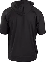 Rawlings Men's Hooded Short Sleeve Baseball Sweatshirt