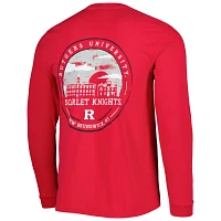 Rutgers Knights Circle Campus Scene Long Sleeve T-Shirt                                                                         