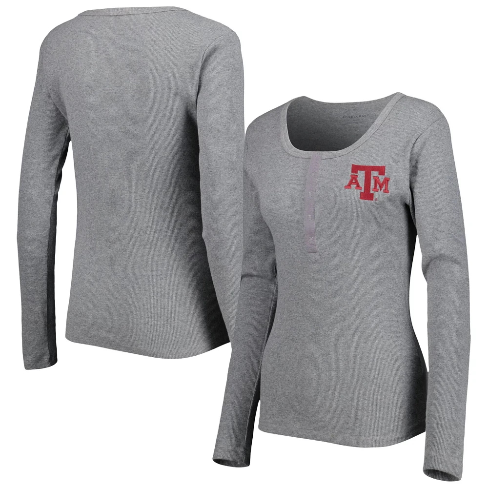 Texas AM Aggies Harper Henley Long Sleeve T-Shirt