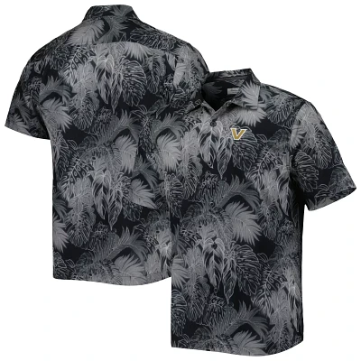 Tommy Bahama Vanderbilt Commodores Coast Luminescent Fronds IslandZone Button-Up Camp Shirt