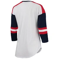 Touch /Navy Boston Red Sox Base Runner 3/4-Sleeve V-Neck T-Shirt