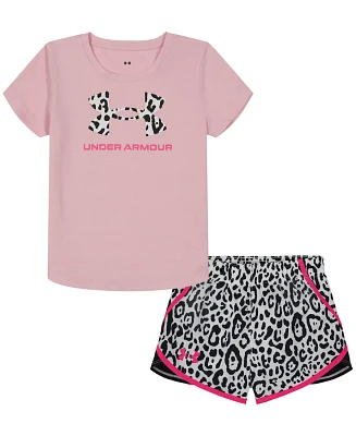 Under Armour Girls' Go Wild T-shirt and Shorts Set