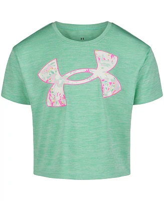 Under Armour Girls' Solarized Floral Logo Short Sleeve T-Shirt                                                                  