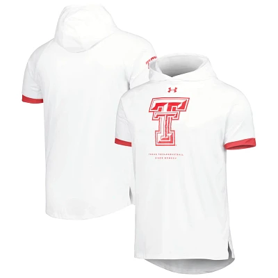 Under Armour Texas Tech Red Raiders On-Court Raglan Hoodie T-Shirt