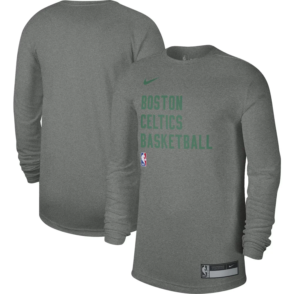 Unisex Nike Kelly Boston Celtics 2023/24 Legend On-Court Practice Long Sleeve T-Shirt