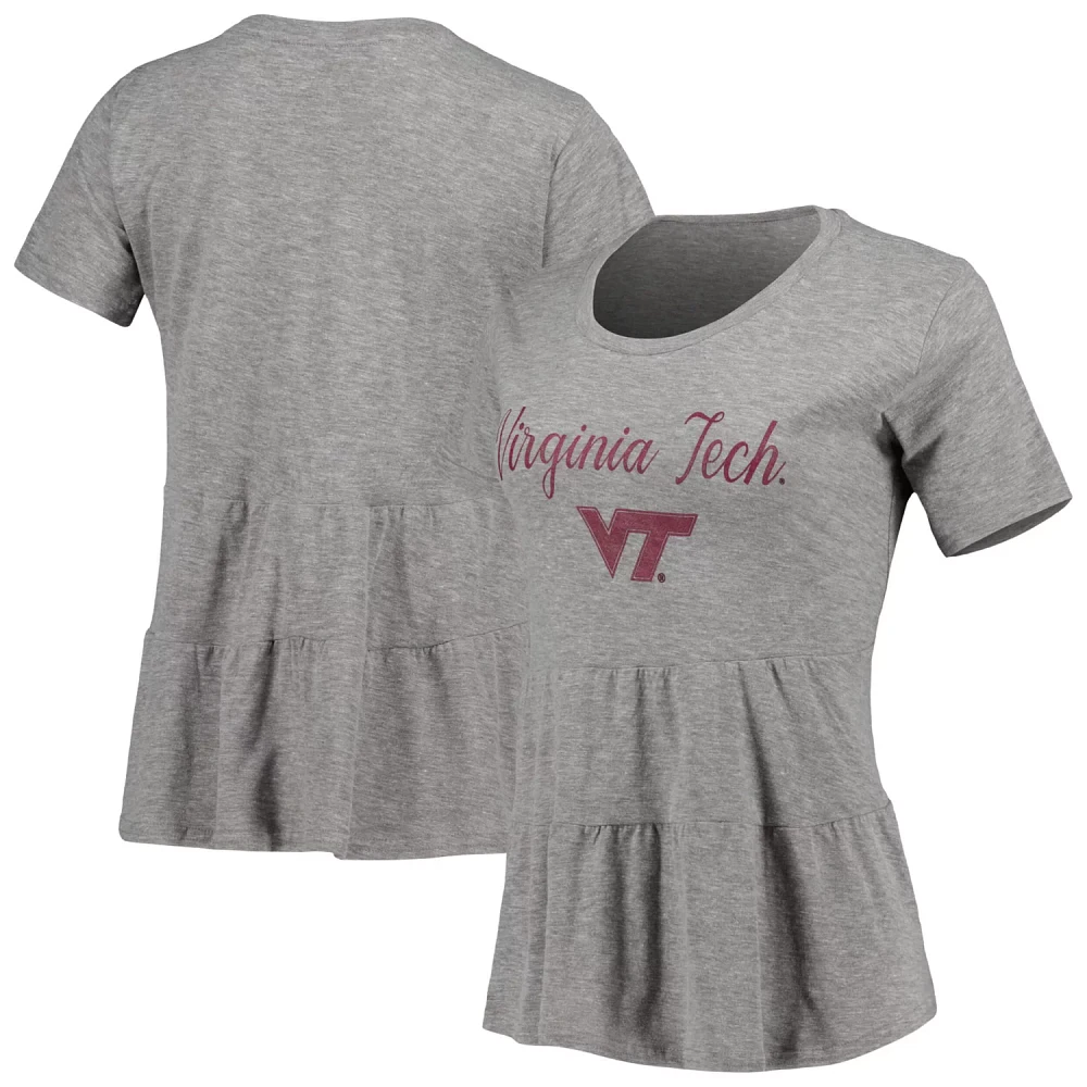 Virginia Tech Hokies Willow Ruffle-Bottom T-Shirt