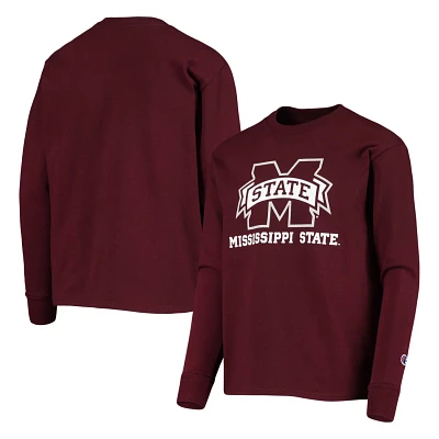 Youth Champion Mississippi State Bulldogs Lockup Long Sleeve T-Shirt