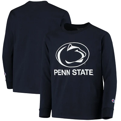 Youth Champion Penn State Nittany Lions Lockup Long Sleeve T-Shirt