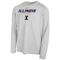 Youth Nike Illinois Fighting Illini 2023 On Court Sole Bench T-Shirt