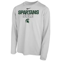 Youth Nike Michigan State Spartans 2023 On Court Sole Bench T-Shirt