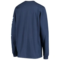 Youth Nike North Carolina Tar Heels Arch  Logo 2-Hit Long Sleeve T-Shirt