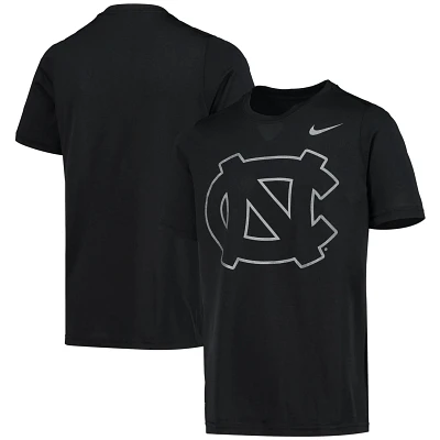 Youth Nike North Carolina Tar Heels Blackout Legend Performance T-Shirt