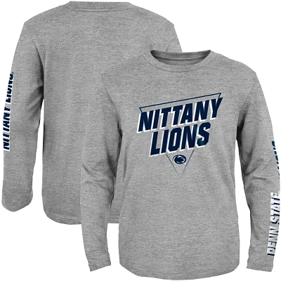 Youth Penn State Nittany Lions 2-Hit For My Team Long Sleeve T-Shirt                                                            