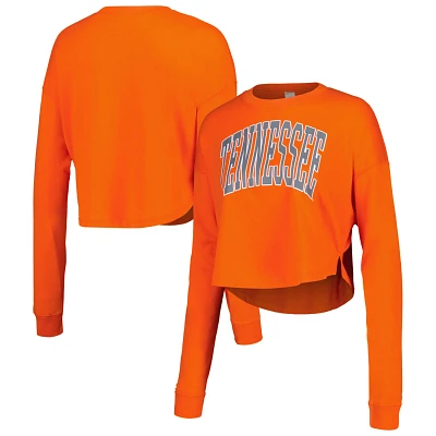 ZooZatz Tennessee Tennessee Volunteers Arch Cropped Drop Shoulder Long Sleeve T-Shirt                                           