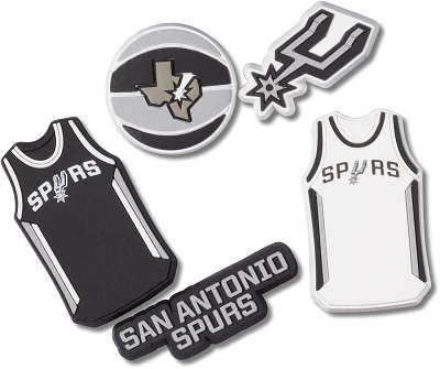 Crocs San Antonio Spurs Jibbitz 5-Pack                                                                                          