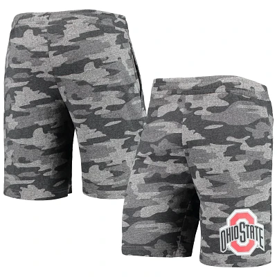 Concepts Sport /Gray Ohio State Buckeyes Camo Backup Terry Jam Lounge Shorts