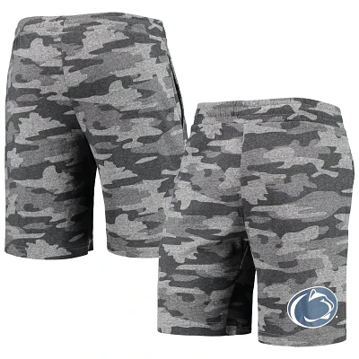 Concepts Sport /Gray Penn State Nittany Lions Camo Backup Terry Jam Lounge Shorts