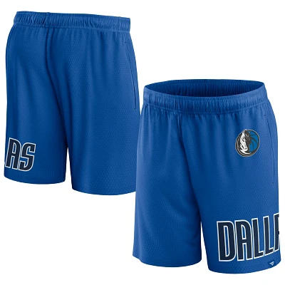 Fanatics Branded Dallas Mavericks Free Throw Mesh Shorts