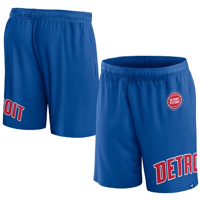 Fanatics Branded Detroit Pistons Free Throw Mesh Shorts