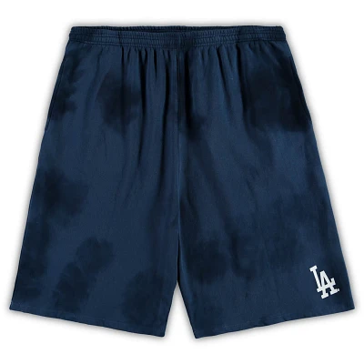 Los Angeles Dodgers Big  Tall Tye Dye Fleece Shorts                                                                             