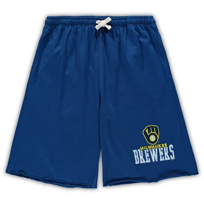 Milwaukee Brewers Big  Tall French Terry Shorts