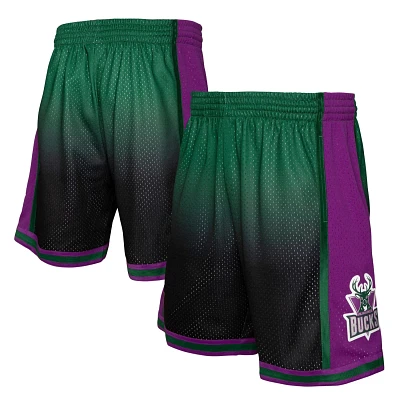 Mitchell  Ness /Black Milwaukee Bucks 1996/97 Hardwood Classics Fadeaway Reload 30 Swingman Shorts