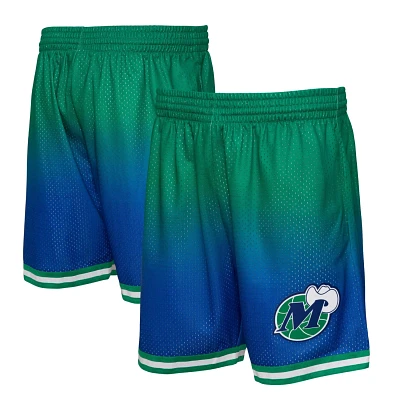 Mitchell  Ness /Navy Dallas Mavericks 1998/99 Hardwood Classics Fadeaway Reload 30 Swingman Shorts