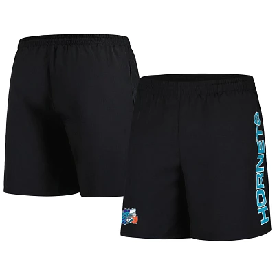 Mitchell  Ness Charlotte Hornets Hardwood Classics 1989-2002 Throwback Logo Heritage Shorts