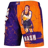 Mitchell  Ness Steve Nash Phoenix Suns Hardwood Classics Player Burst Shorts