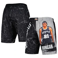 Mitchell  Ness Tim Duncan San Antonio Spurs Hardwood Classics Player Burst Shorts